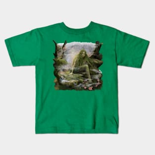 Forest spirit - fae Kids T-Shirt